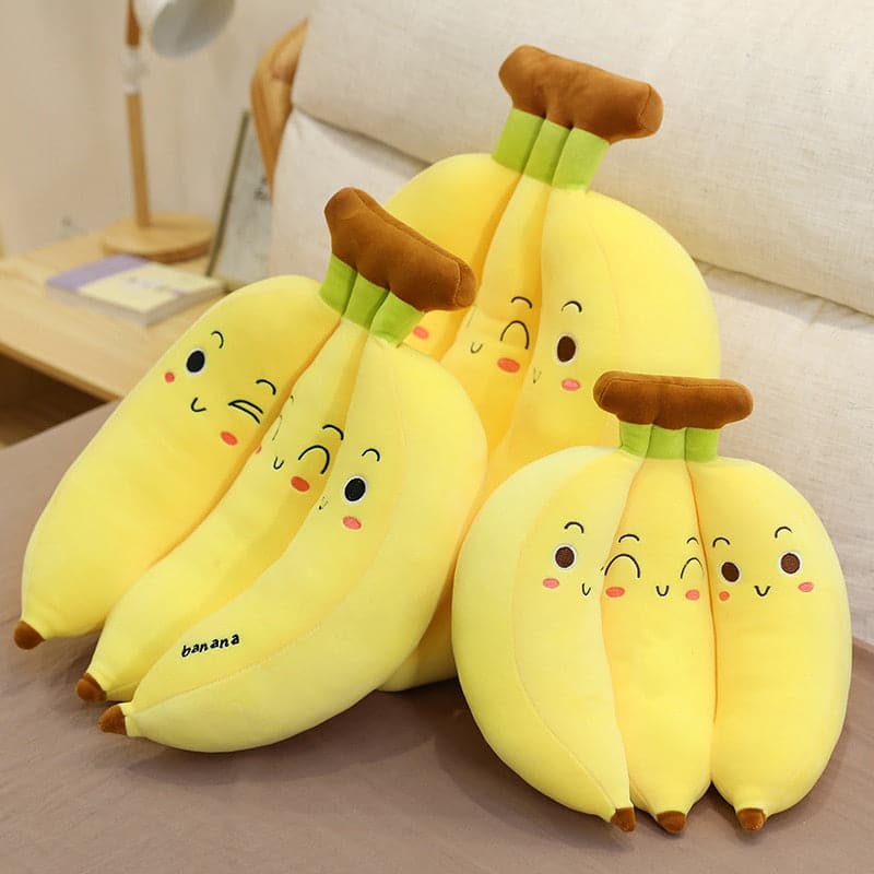 li Creative Cartoon Banana Plush Pillow Sofa Cushion Baby Toy Cute Plush Doll Children Fruit Toys Children Kid Gift