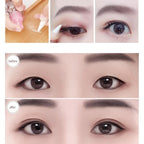 li 360Pcs/box Big Eyes Make Up Eyelid Sticker Double Eyelid Tape Fold Self Adhesive Stickers S/L Makeup Clear Beige Invisible Tool