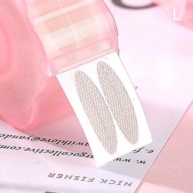 li 360Pcs/box Big Eyes Make Up Eyelid Sticker Double Eyelid Tape Fold Self Adhesive Stickers S/L Makeup Clear Beige Invisible Tool