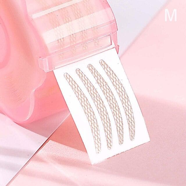 li 360Pcs/box Big Eyes Make Up Eyelid Sticker Double Eyelid Tape Fold Self Adhesive Stickers S/L Makeup Clear Beige Invisible Tool