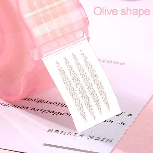 li 360Pcs/box Big Eyes Make Up Eyelid Sticker Double Eyelid Tape Fold Self Adhesive Stickers S/L Makeup Clear Beige Invisible Tool