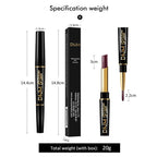 Waterproof Matte Lipstick Pencil Lip Liner Makeup Contour Tint Red Lasting Moisturizing Makeup Contour Cosmetics