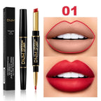 Waterproof Matte Lipstick Pencil Lip Liner Makeup Contour Tint Red Lasting Moisturizing Makeup Contour Cosmetics