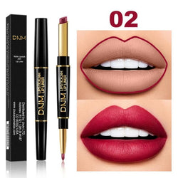 Waterproof Matte Lipstick Pencil Lip Liner Makeup Contour Tint Red Lasting Moisturizing Makeup Contour Cosmetics