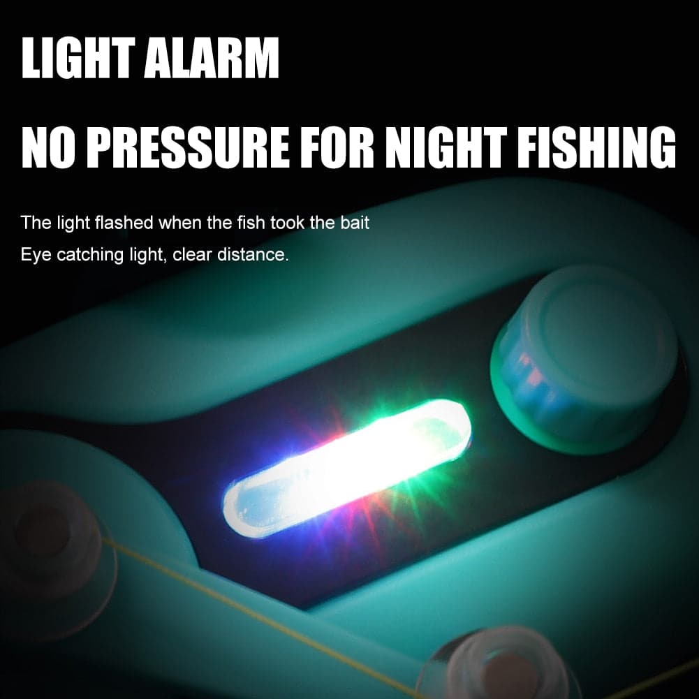 Fishing Fish Bite Alarm Electronic Buzzer Fishing Rod Loud LED Light Indicator LED Light Fish Line Gear Alert Tackle Tools