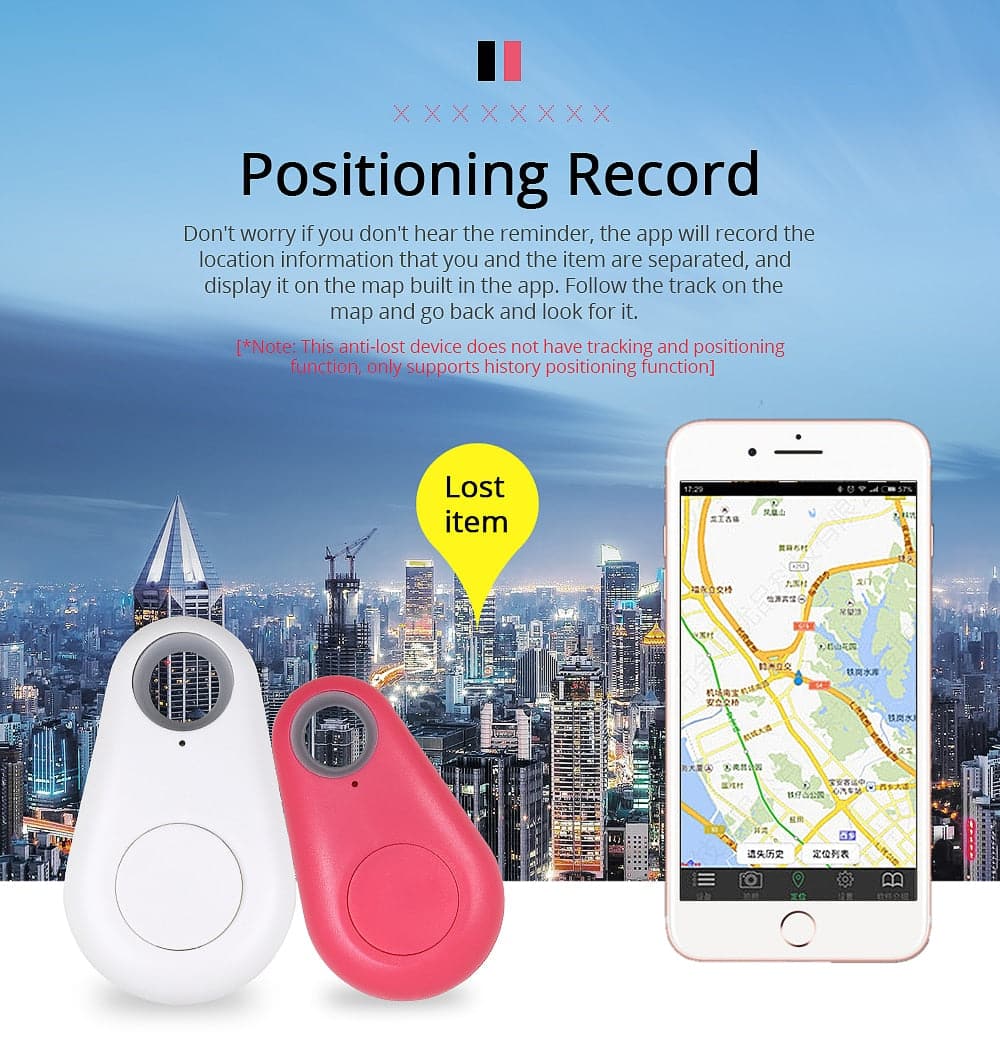 Anti-lost Alarm Smart Tag Wireless Bluetooth-compatible Tracker Child Bag Wallet Key Finder Anti Lost Alarm Itag GPS Tracker