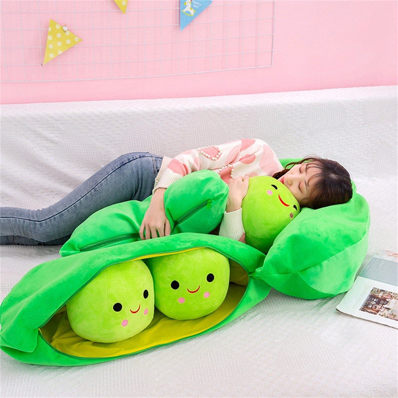 Room Decor Pod Plush Toy Cute Filled Plant Doll For Kids and Girlfriends Holiday Gifts