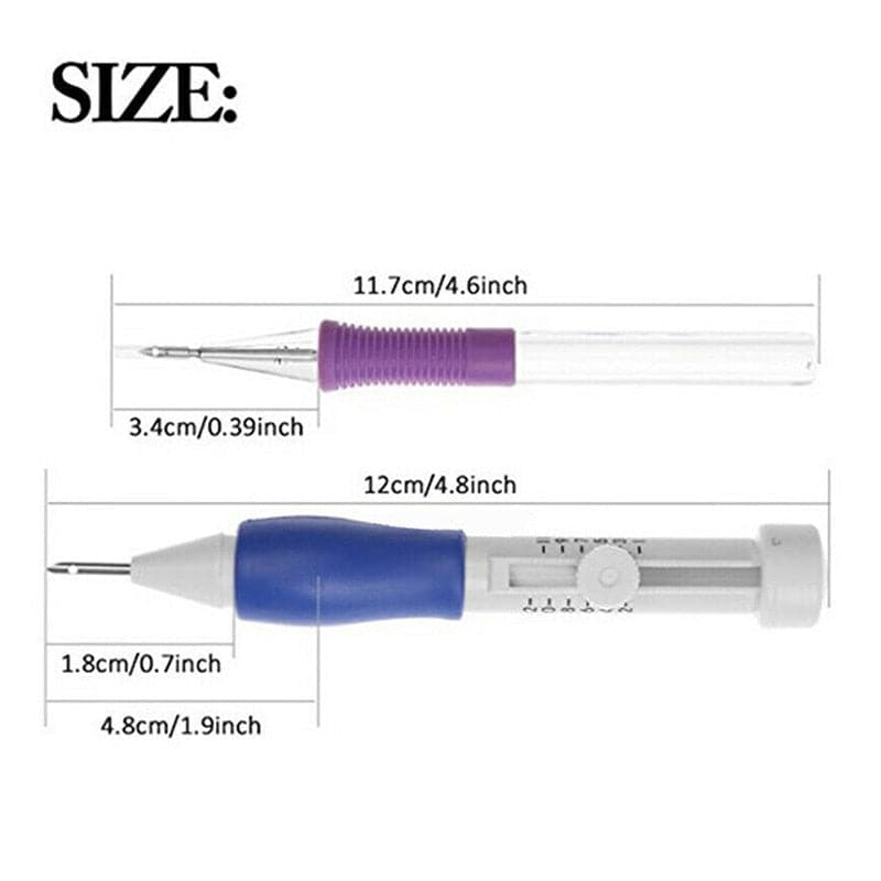 Embroidery Punch Needle Stitching Tool Knitting Needles Cross Stitch Pen DIY Sewing Kit for Magic Craft Patterns Set Droshipping
