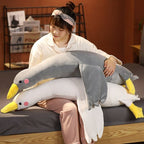 Giant Fluffy Goose Plush Toys Sleep Pillow Big Duck Stuffed Toys for Kids Home Bedroom Decorative