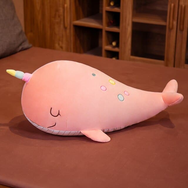 Cute Whale Soft Home Decor Giant Cartoon Plush Toy Narwhale Dolls For Baby