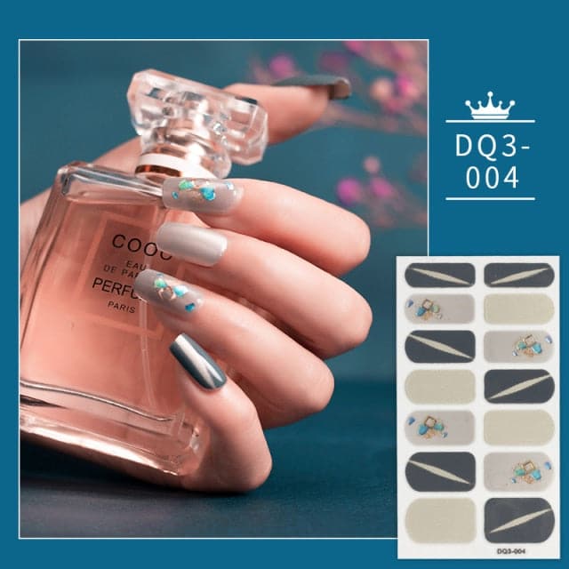 Solid Colors And Creative Nail Art Nail Wraps DIY Nail Stickers Designer Designer Nail Foil Sticker For Nails Nail Art Stickers