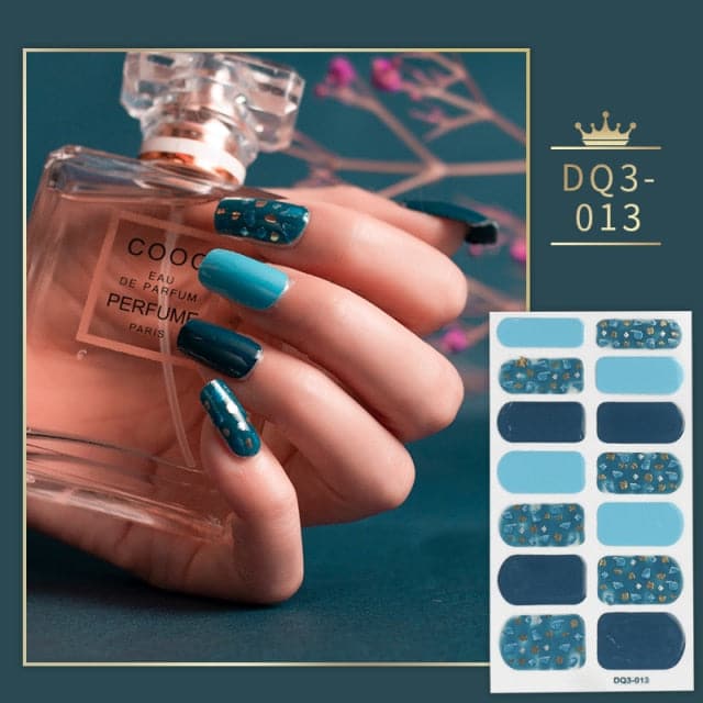 Solid Colors And Creative Nail Art Nail Wraps DIY Nail Stickers Designer Designer Nail Foil Sticker For Nails Nail Art Stickers