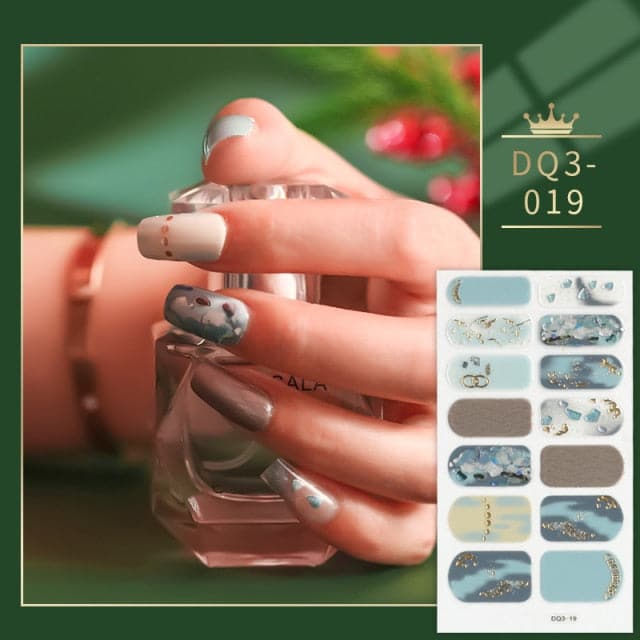 Solid Colors And Creative Nail Art Nail Wraps DIY Nail Stickers Designer Designer Nail Foil Sticker For Nails Nail Art Stickers