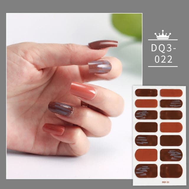 Solid Colors And Creative Nail Art Nail Wraps DIY Nail Stickers Designer Designer Nail Foil Sticker For Nails Nail Art Stickers