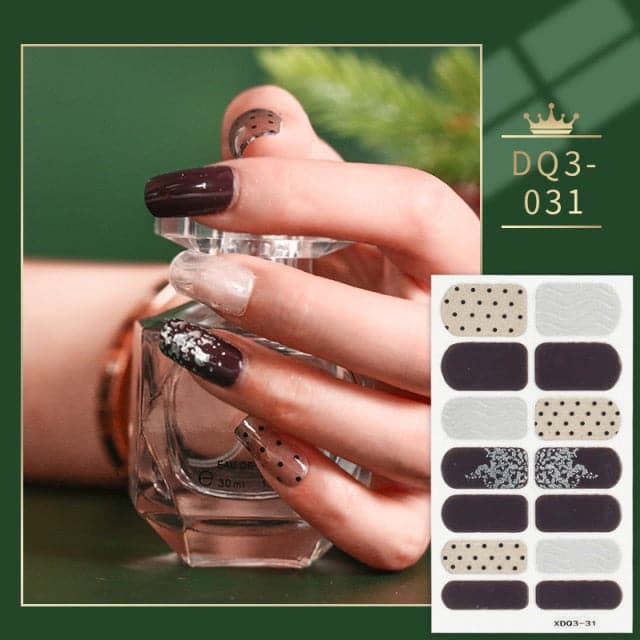 Solid Colors And Creative Nail Art Nail Wraps DIY Nail Stickers Designer Designer Nail Foil Sticker For Nails Nail Art Stickers