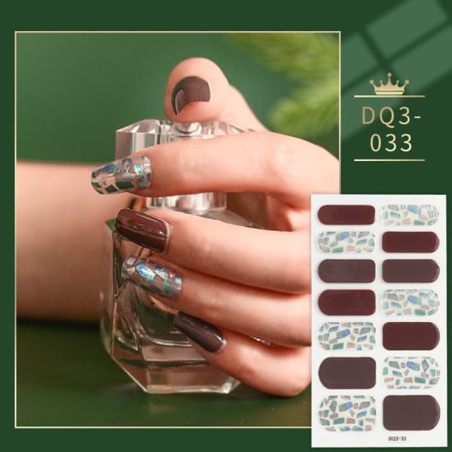 Solid Colors And Creative Nail Art Nail Wraps DIY Nail Stickers Designer Designer Nail Foil Sticker For Nails Nail Art Stickers