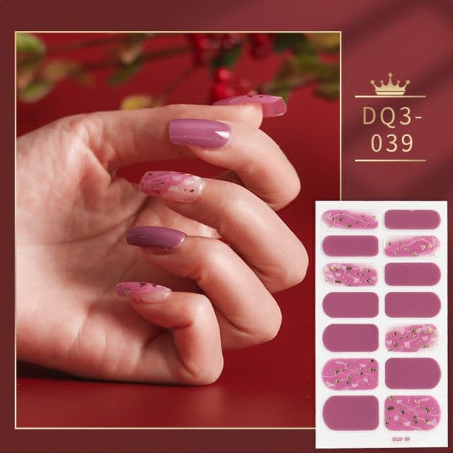 Solid Colors And Creative Nail Art Nail Wraps DIY Nail Stickers Designer Designer Nail Foil Sticker For Nails Nail Art Stickers