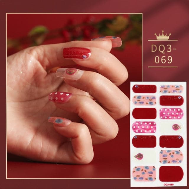 Solid Colors And Creative Nail Art Nail Wraps DIY Nail Stickers Designer Designer Nail Foil Sticker For Nails Nail Art Stickers