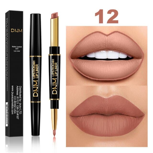 Waterproof Matte Lipstick Pencil Lip Liner Makeup Contour Tint Red Lasting Moisturizing Makeup Contour Cosmetics