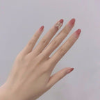 Golden Butterfly Artificial False Nails Cartoon Classic Crystal Charm Press On Nails Art Fake Extension Tips
