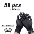 Black Gloves Disposable Latex Free Powder-Free Exam Glove Size Small Medium Large X-Large Nitrile Vinyl Synthetic Hand