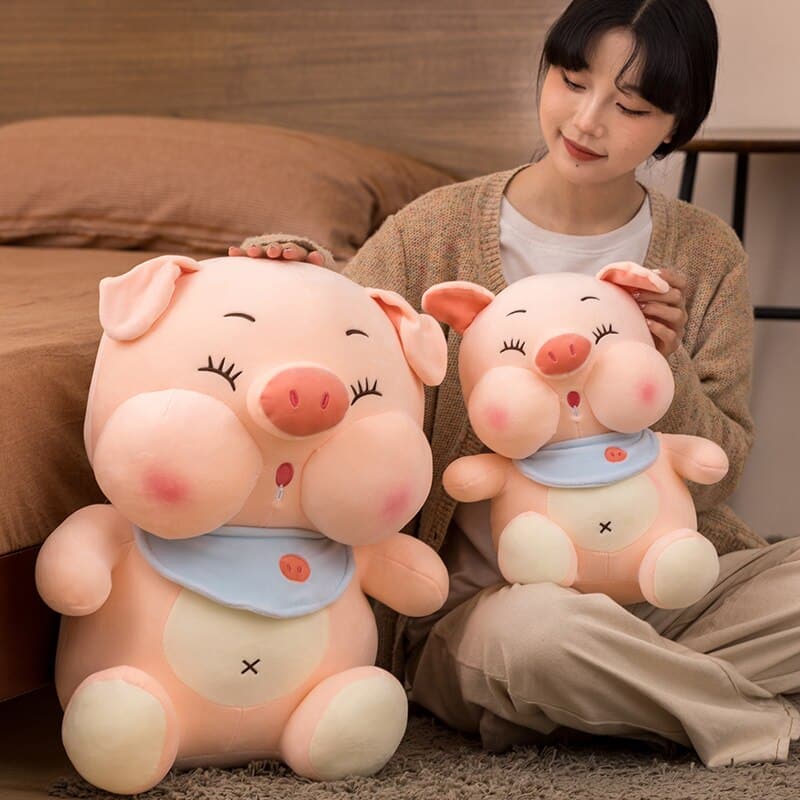 li New Lovely Fat Pig Plush Toys Stuffed Cute Animal Doll Baby Piggy Kids Appease Pillow for Girls Birthday Chrismast Gift