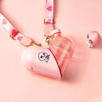 Heart-Shaped Cup Storage Outdoor Creative Bottles Fitness Sports Frosted Water Bottle