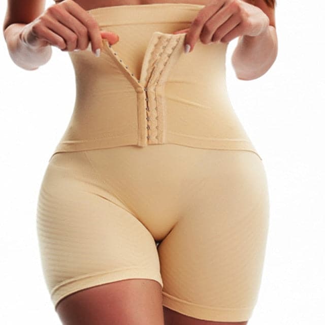 Women Waist Trainer Shapewear Tummy Control Body Shaper Shorts Hi-Waist Butt Lifter Thigh Slimmer Slimming Buckle Panties