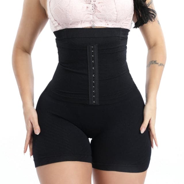 Women Waist Trainer Shapewear Tummy Control Body Shaper Shorts Hi-Waist Butt Lifter Thigh Slimmer Slimming Buckle Panties