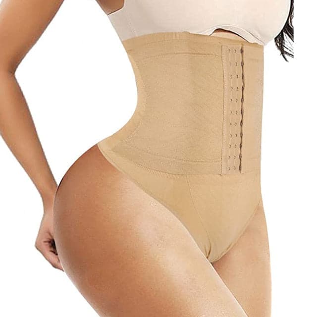 Women Waist Trainer Shapewear Tummy Control Body Shaper Shorts Hi-Waist Butt Lifter Thigh Slimmer Slimming Buckle Panties