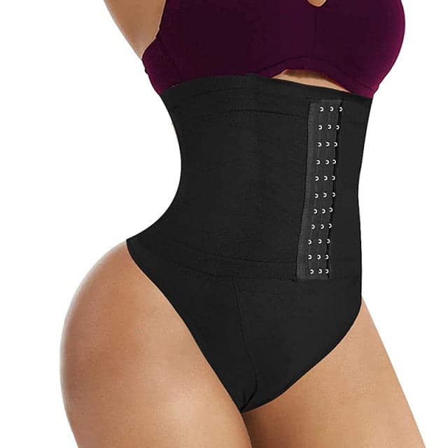 Women Waist Trainer Shapewear Tummy Control Body Shaper Shorts Hi-Waist Butt Lifter Thigh Slimmer Slimming Buckle Panties