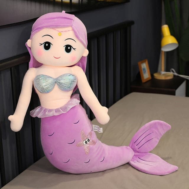Mermaid Plush Toys Soft Baby Sleep Partner Beautiful Girls Dolls For Baby Sleeping Hug