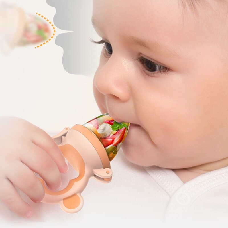 Baby Nipple Fresh Food Nibbler Baby Pacifiers Feeder Kids Fruit Feeding Nipple Safe Supplies Nipple Teat Pacifier Bottles