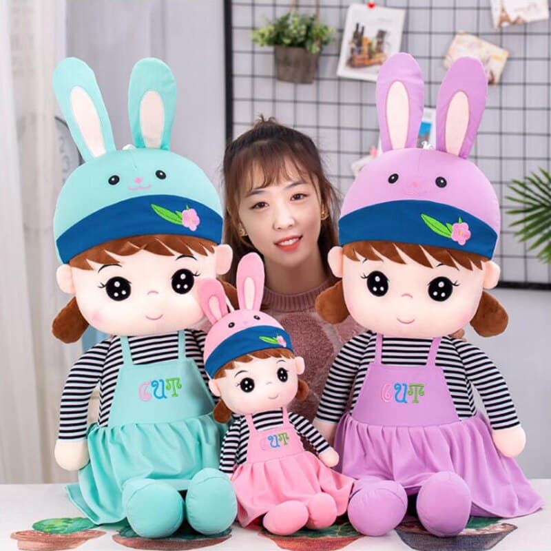 Cute Princess Plush Toy Baby Girl Stuffed Doll Sleeping Hug Kids Toy