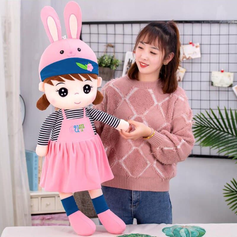 Cute Princess Plush Toy Baby Girl Stuffed Doll Sleeping Hug Kids Toy