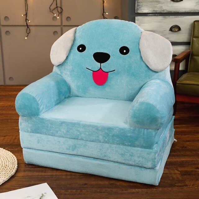 Children's Cute Cartoon Folding Mini Sofa Creative Animals Chairs Home Decor