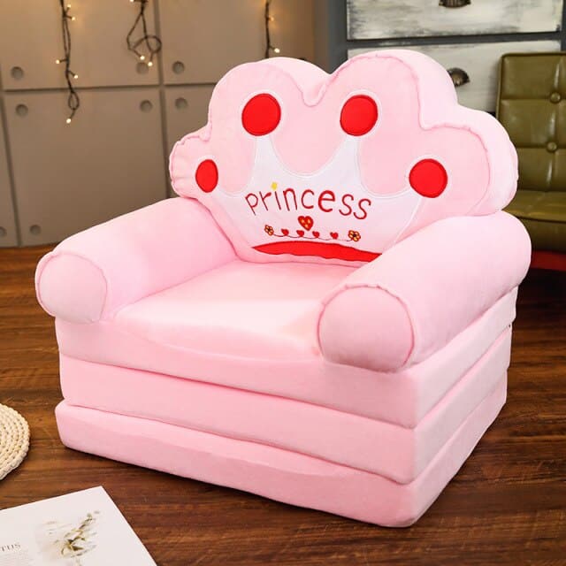 Children's Cute Cartoon Folding Mini Sofa Creative Animals Chairs Home Decor