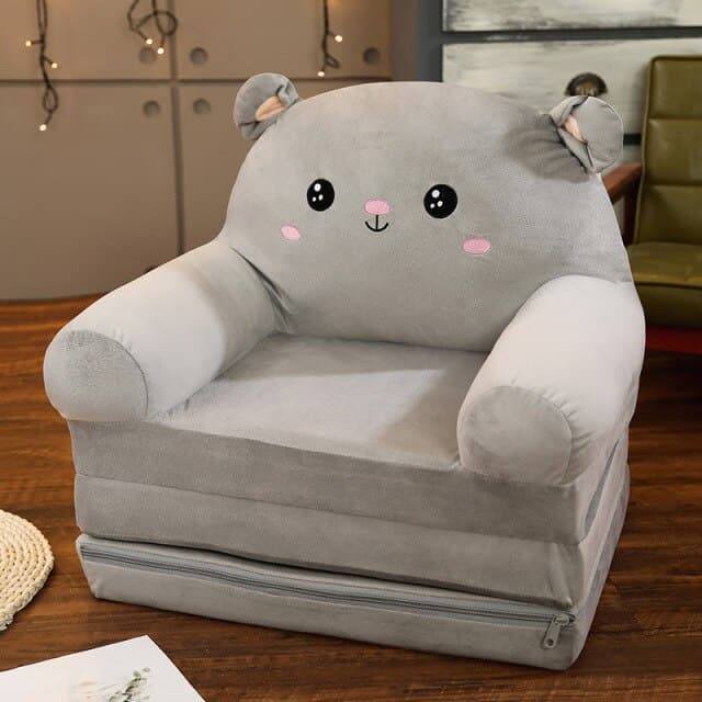 Children's Cute Cartoon Folding Mini Sofa Creative Animals Chairs Home Decor