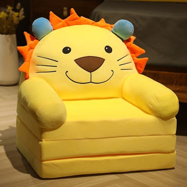 Children's Cute Cartoon Folding Mini Sofa Creative Animals Chairs Home Decor