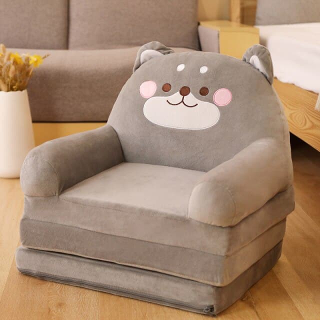 Children's Cute Cartoon Folding Mini Sofa Creative Animals Chairs Home Decor