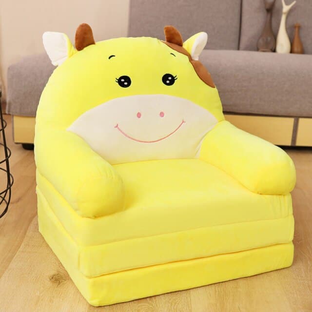 Children's Cute Cartoon Folding Mini Sofa Creative Animals Chairs Home Decor