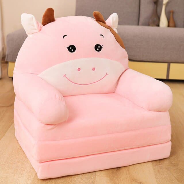 Children's Cute Cartoon Folding Mini Sofa Creative Animals Chairs Home Decor