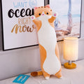 li Cute Soft Long Cat Pillow Stuffed Plush Toys Office Nap Pillow Home Comfort Cushion Decor Gift