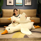 Giant Duck Plush Toys Fluffy Sleep Pillow Goose Doll for Rest and Reading Home Decor HolidaY Gifts
