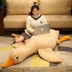 Giant Duck Plush Toys Floor Mat Kids Gift Cute Animal Stuffed Swan Goose Soft Dolls
