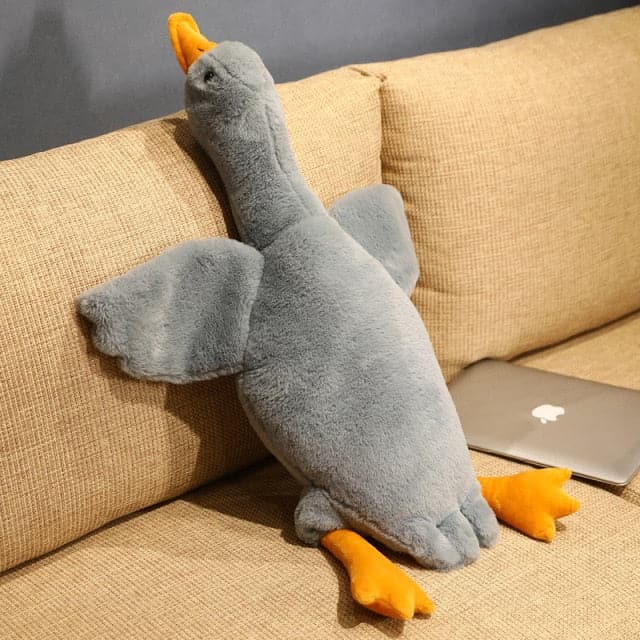 Giant Duck Plush Toys Floor Mat Kids Gift Cute Animal Stuffed Swan Goose Soft Dolls