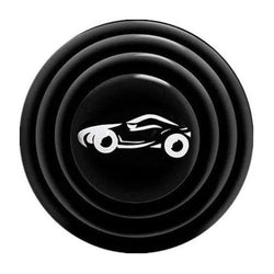 Car Logo Door Shock Stickers Silent Gasket With Trunk Sound Insulation Pad Shockproof Thickening Cushion Shock Absorbing Gasket