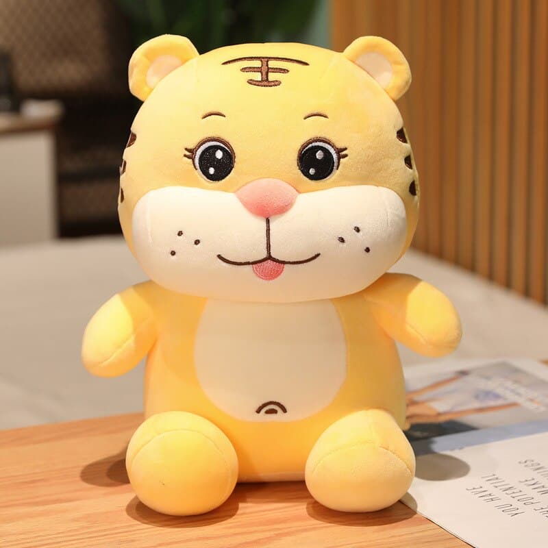 Cute Little Tiger Doll Plush Toy Child Doll Boy and Girl Mascot Birthday Gift