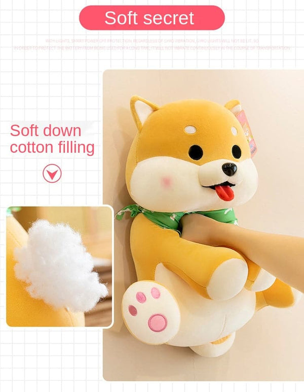 Cute Shiba Inu Doll Dog Plush Toy Sleeping Pillow Home Decor for Kids Gifts