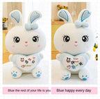 li Cartoon Cute Fruit Love Rabbit Doll Be You for The Rest of My Life Lovely Plush Filled Sofa Pillow Decoration